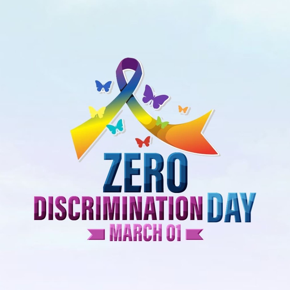 Zero Discrimination Day : 1 March | download Poster, Status and Social Media Post Free 7 Zero Discrimination Day Free Illustration Download